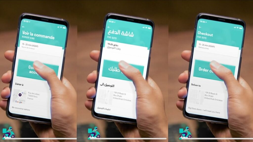 Deliveroo Multiple Languages