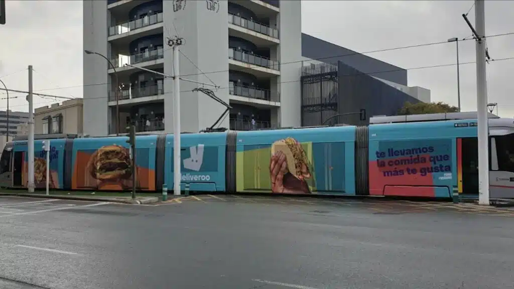 Deliveroo Tram